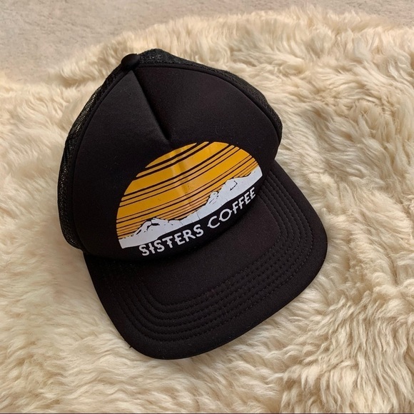 Sisters Coffee Bend Oregon PNW Pacific Northwest Cap Trucker Hat - Picture 1 of 8